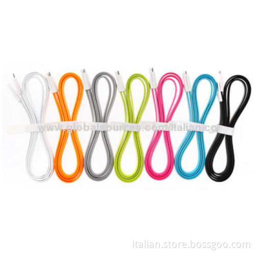 Colored Magnetic/Magnet USB Cables for iPhone 5, Texture Smooth, Tough and Durable